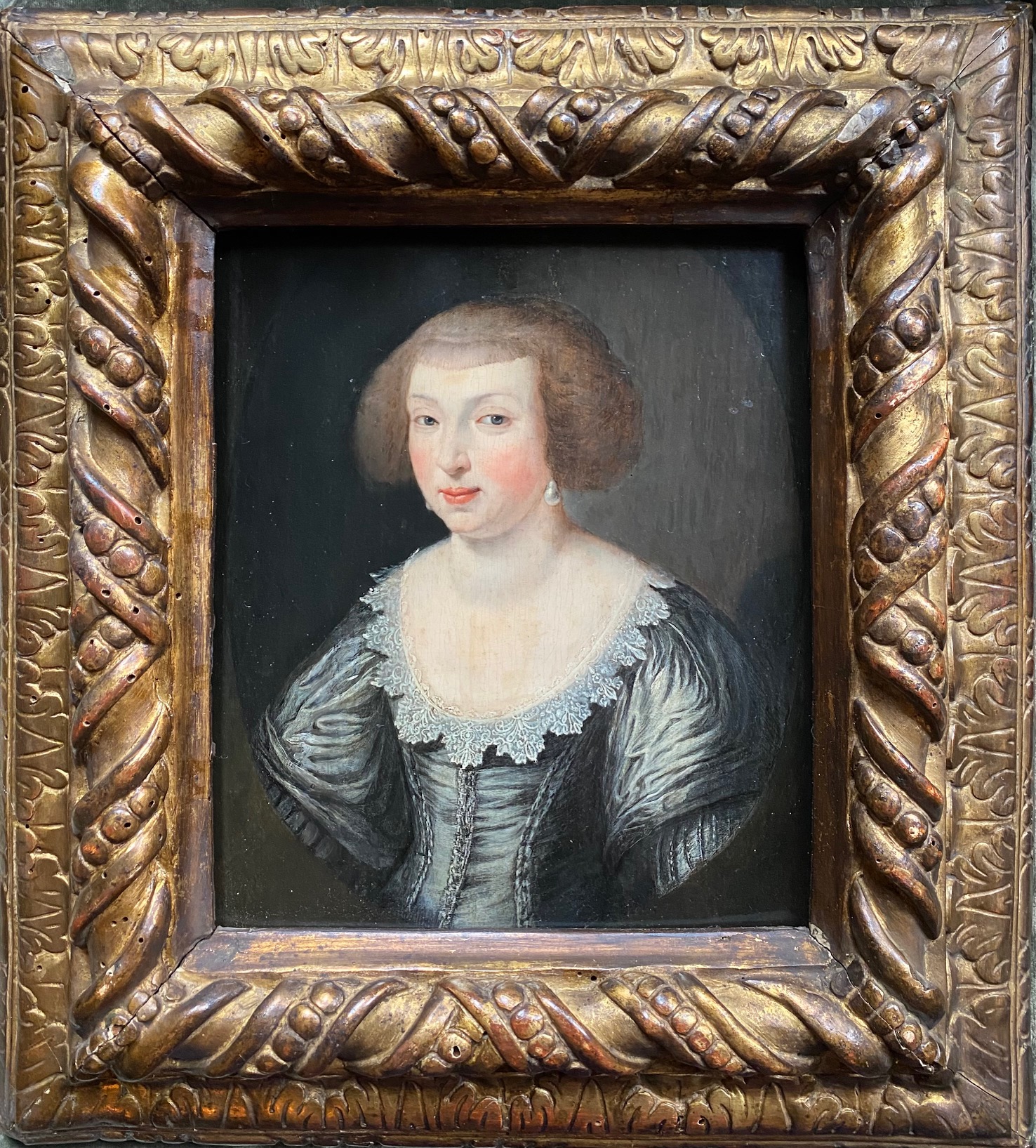 «Portrait of Marguerite-Louise d'Orléans», circa 1600 - Yveline Antiquités